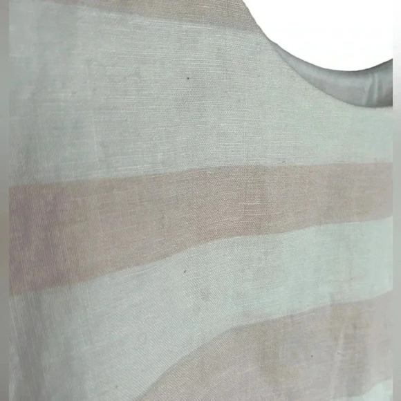 Mara Hoffman Overlay Sleeveless Mini Short Dress Linen Pastel Color Size 2 - Picture 7 of 11